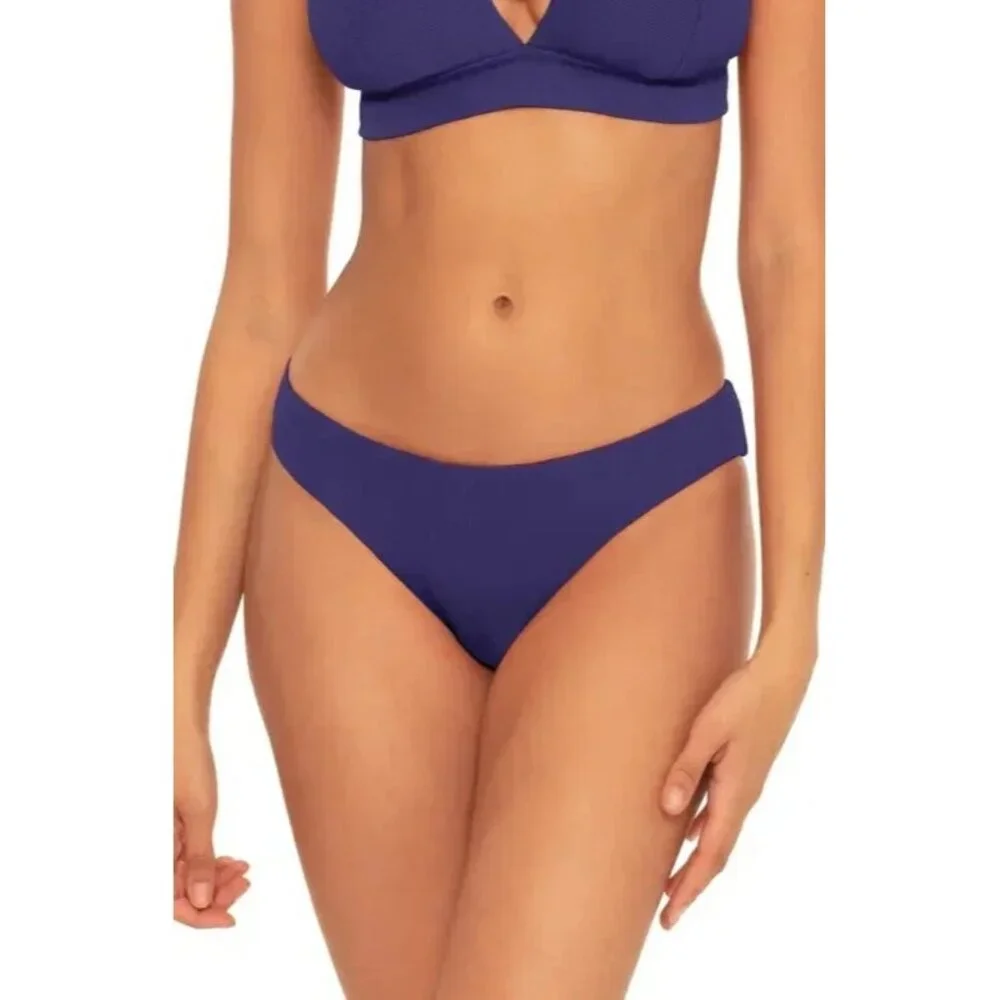 BECCA by Rebecca Virtue Fine Line Rib Adela Hipster Bottoms L51910 Womens Size L